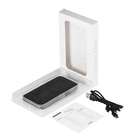 Внешний аккумулятор In Velour 10000 mAh, серый