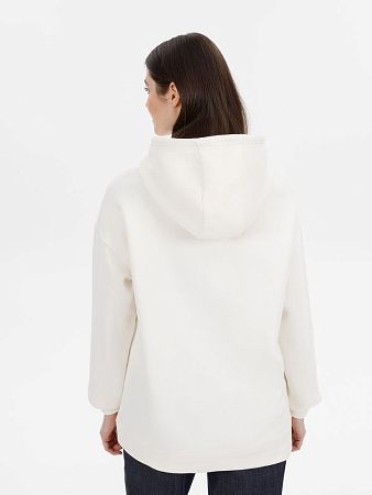 Худи оверсайз унисекс Snuggie, молочно-белое, размер M/L