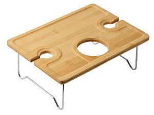 Столик бамбуковый на складных ножках «Barolo», цвет: натуральный