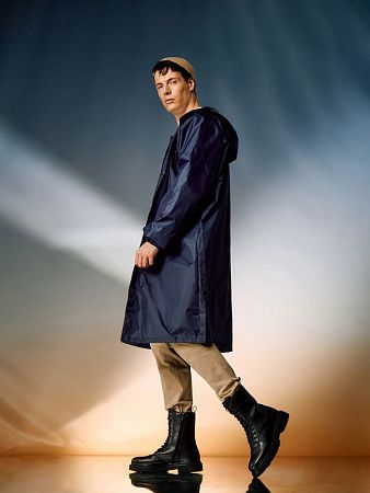 Дождевик унисекс Rainman, темно-синий, размер XS