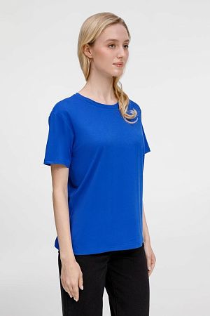 Футболка унисекс Senti, ярко-синяя, размер XL