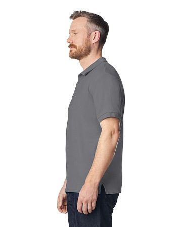 Футболка поло PREMIUM COTTON ADULT DOUBLE PIQUE, ГРАФИТОВЫЙ S