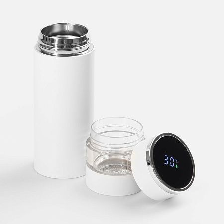 Смарт-бутылка с инфьюзером Thermory, белая