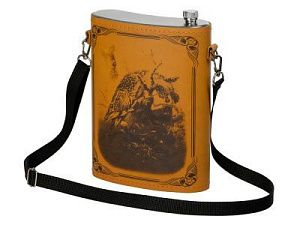 Фляга, цвет: серебристый