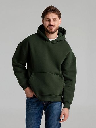 Худи Kulonga Oversize, темно-зеленый (хаки), размер XL/2XL