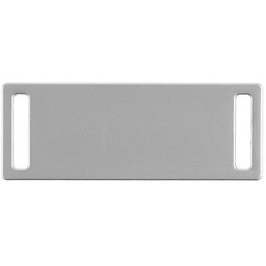 Шильдик металлический Kova, серебристый