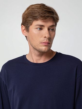 Футболка унисекс оверсайз Street Vibes, темно-синяя, размер XL/2XL