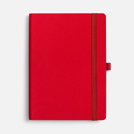 Ежедневник Peel Flex, недатированный, красный