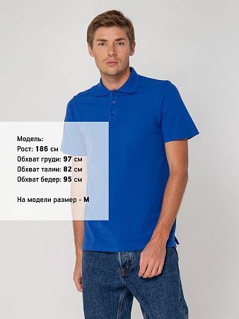 Рубашка поло мужская Virma Light, ярко-синяя (royal), размер 4XL