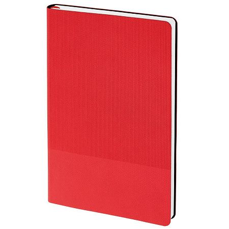 Ежедневник Knit, недатированный, красный