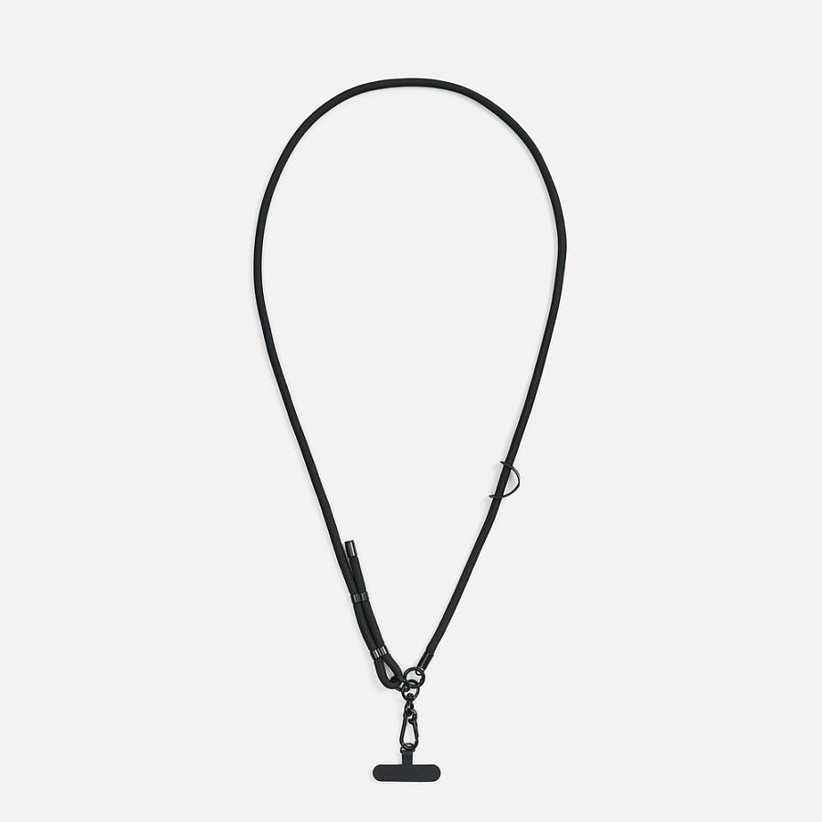 Шнурок для телефона OmniHold, черный