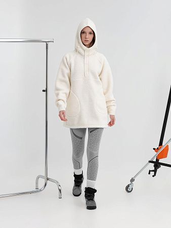 Анорак унисекс Oblako, молочно-белый, размер XL/2XL