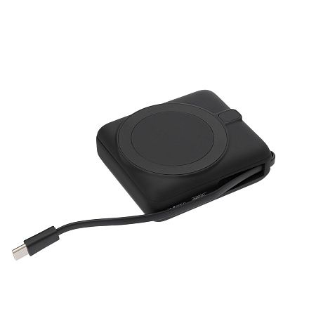 Внешний аккумулятор с подсветкой Риттер PD (Ritter PD) 10000mAh с функцией беспроводной зарядки 15W, серый