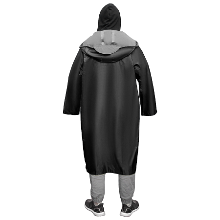 Дождевик Oxford, унисекс, материал полиэстер с пропиткой, размер M-L, черный