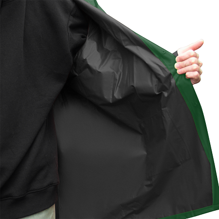 Дождевик Belfast Bi-color, материал PVC, размер M-L, темно-зеленый-черный