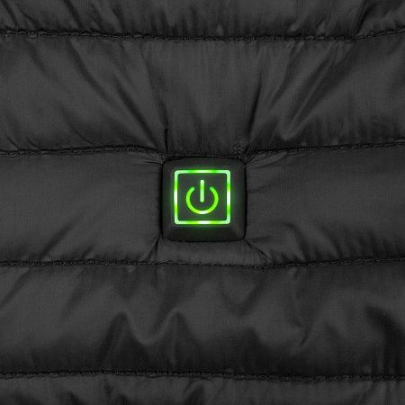 Куртка с подогревом Thermalli Meribell, черная, размер XL