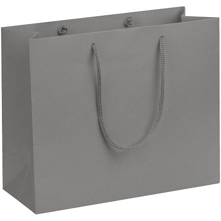 Пакет бумажный Porta S, горизонтальный, серый