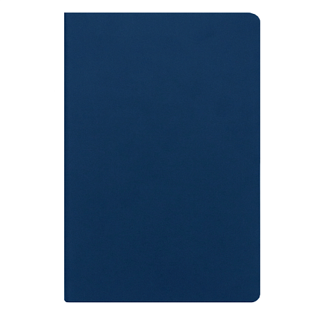 Ежедневник Flexy Soft А5, темно-синий, недатированный, в гибкой обложке