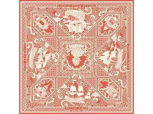 Платок «Русская резьба по кости»