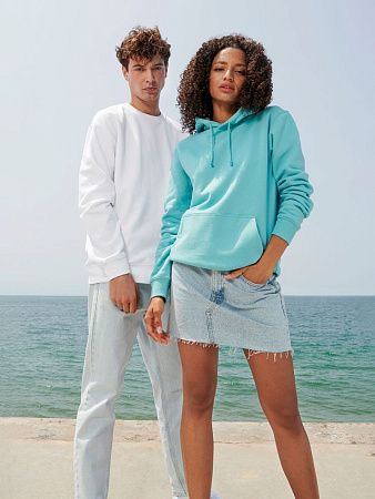 Свитшот унисекс Columbia, светло-серый меланж, размер XS