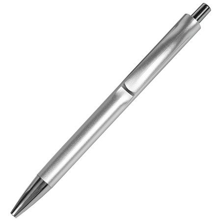 Ручка шариковая IGLA COLOR, пластиковая, серебристая