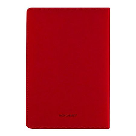 Ежедневник City Soft А5, красный, недатированный, в твердой обложке с поролоном