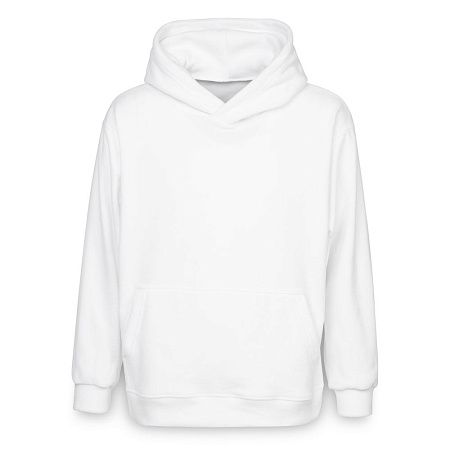 Худи флисовое унисекс Manakin, белое, размер XS/S