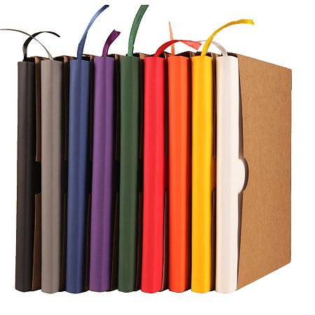 Блокнот А5 NIKA soft touch в линейку, цвета в ассортименте