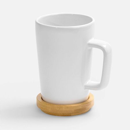 Кружка Vierra с крышкой-костером, белая