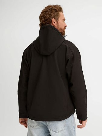 Куртка мужская с капюшоном Replay Men 340, черная, размер XS