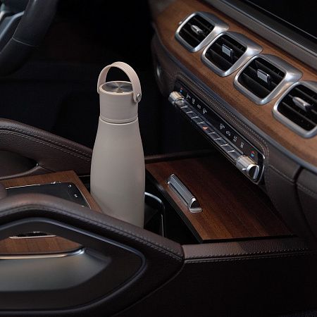 Термобутылка вакуумная герметичная Bosca, бежевая