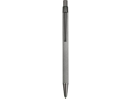 Ручка шариковая Stone Soft Touch Requis, металлическая, софт тач темно-серая
