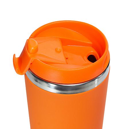 Термокружка KOMO SOFT COLOR 420мл. Оранжевая 6060.05