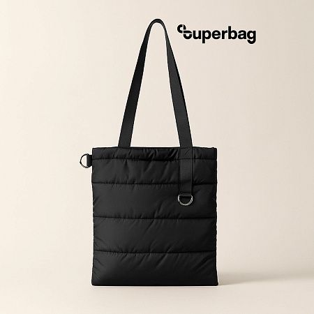 Шоппер Superbag Bubble, с кнопкой