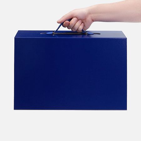 Коробка складная Holdfold, L, синяя