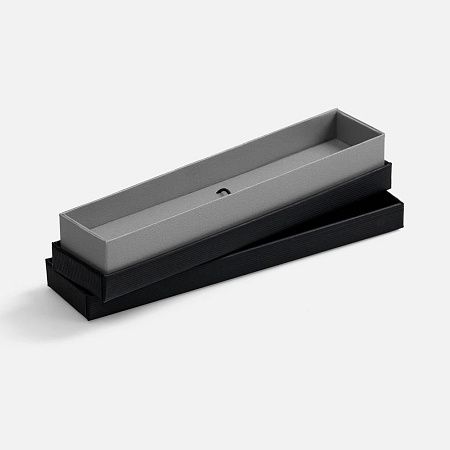 Футляр Nastro для 1 ручки, черный с серым