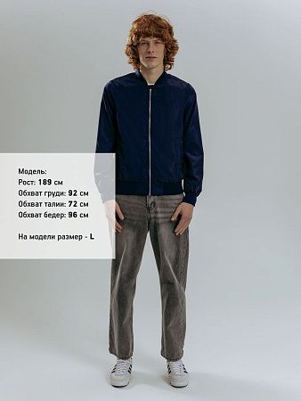 Бомбер Wigton, темно-синий, размер XS