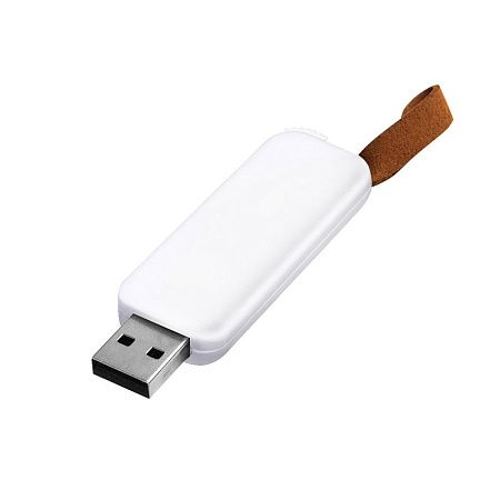 Флешка Gear Soft 32 Гб в футляре, белая