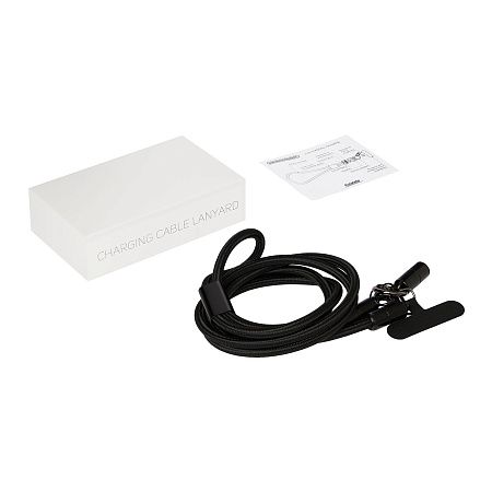 Кабель-ланьярд Voltrix, черный