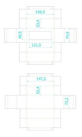 Коробка с окном Vindu, малая
