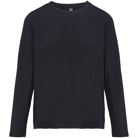 Футболка с длинным рукавом женская Monarch Women, черная, размер XS