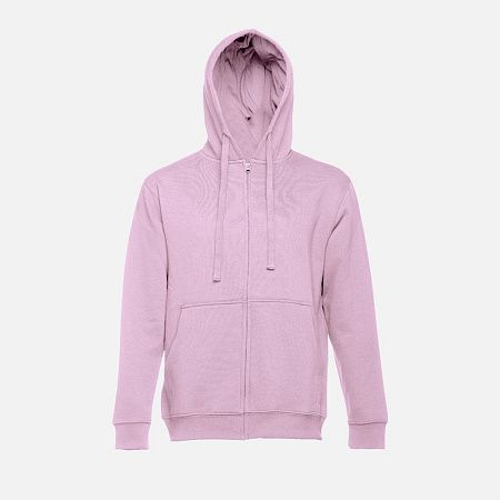 Толстовка мужская на молнии с капюшоном Amsterdam, сиреневая, размер L