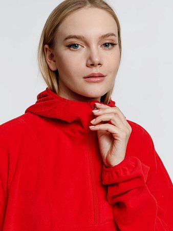 Анорак флисовый унисекс Fliska, красный, размер XL/2XL