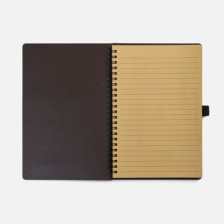 Блокнот на спирали Coffeist, коричневый