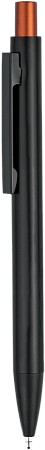 Ручка OKS MIRROR Черная с оранжевым 1140.05