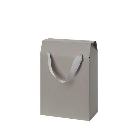 Подарочная коробка-пакет универсальная малая, серая