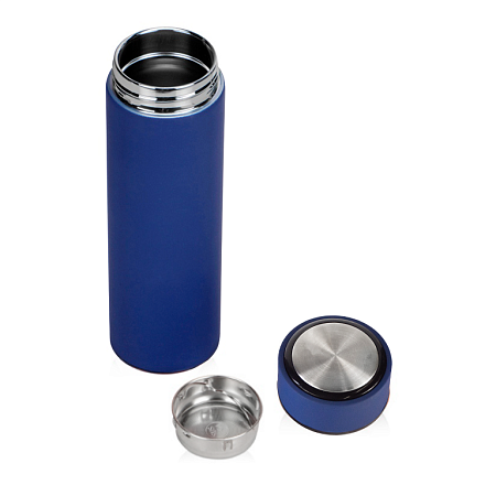 Термос Traveler вакуумный, стальной, 500 мл, матовый, темно-синий