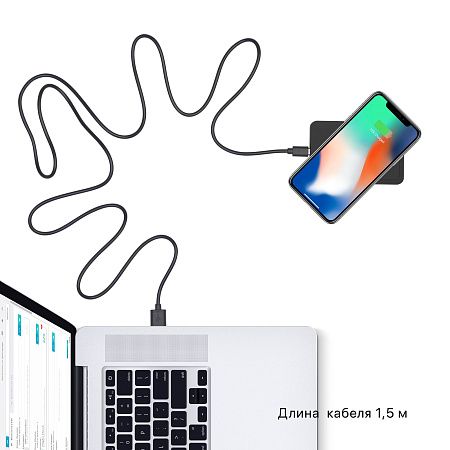 Настольное беспроводное зарядное устройство "Touchy"