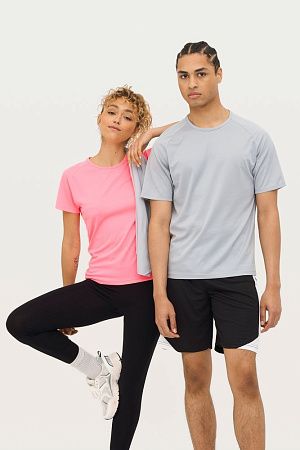 Футболка унисекс Sporty 140, серая, размер XXL