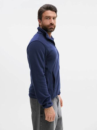 Куртка флисовая унисекс Ben Mac, темно-синяя, размер S